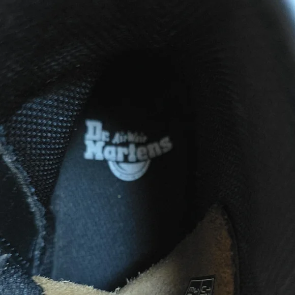 Dr. Martens Children's Olive Combat Boots - Picture 8 of 8